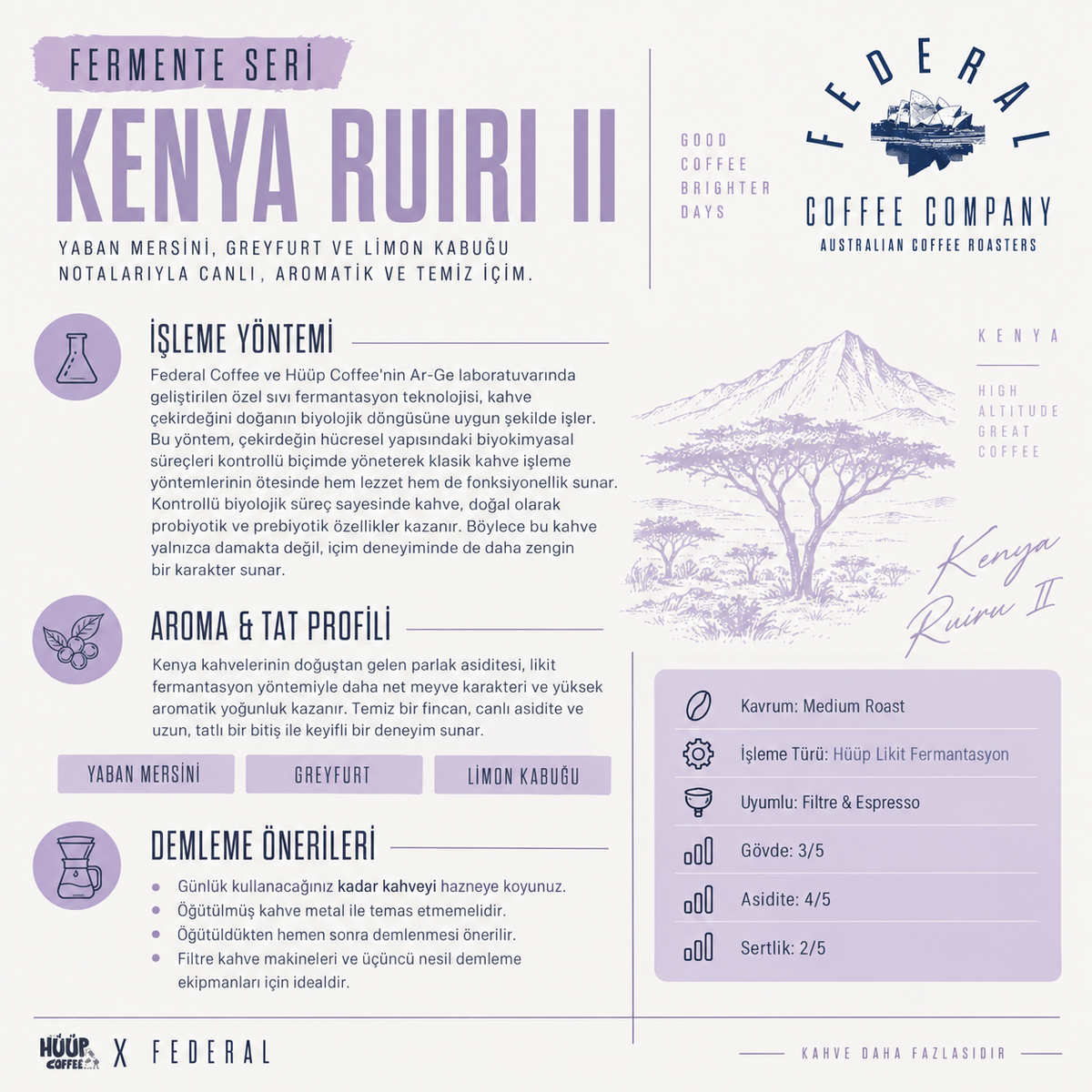 Federal x Hüüp Kenya – Fermente